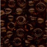 Rocailles, 2,5 mm, braun/transparent