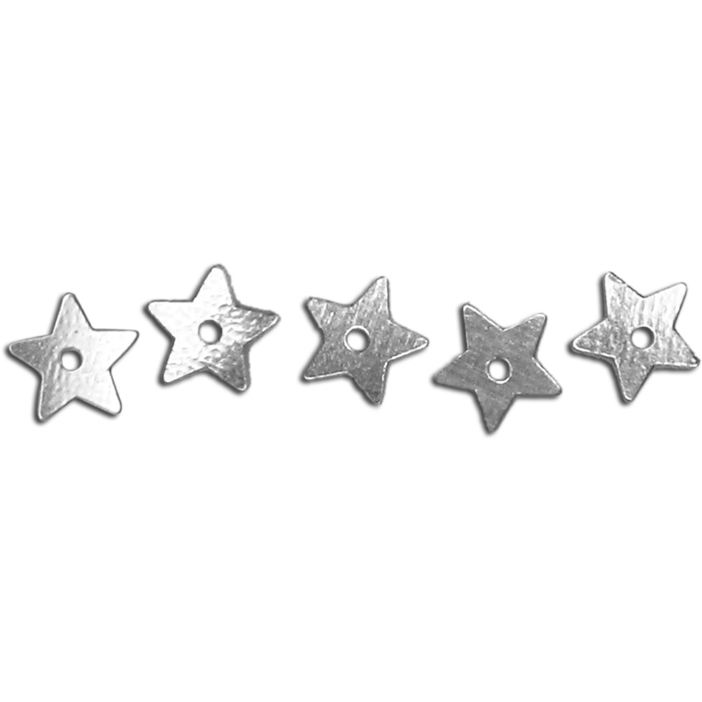 Pailletten "kleine Sterne", silber, 1.400 Stück