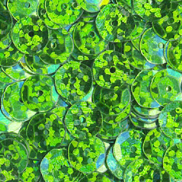 Pailletten im Blister 1400 Stk.grün/hologramm
