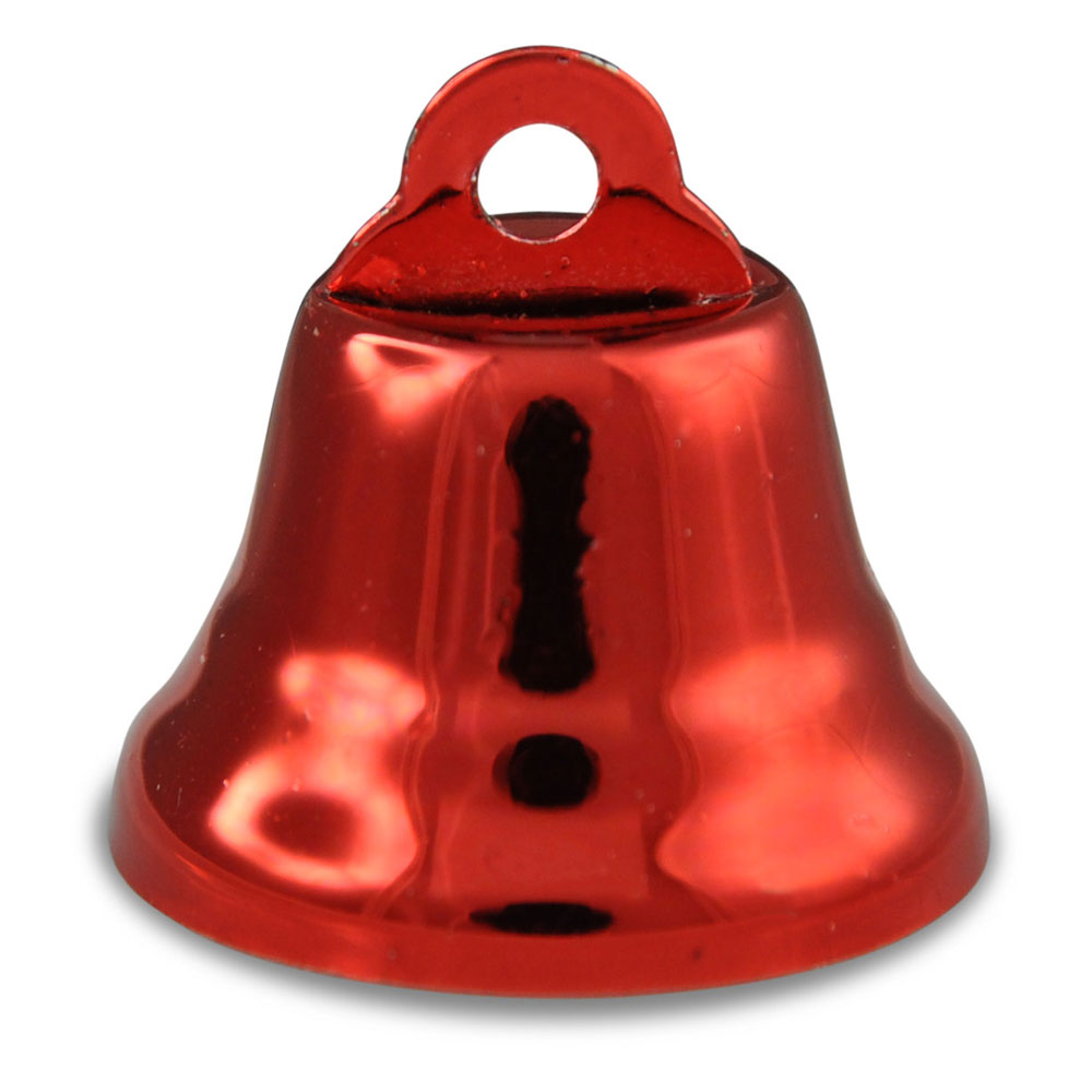 Glocken, ø ca.22 mm, 4 Stück, rot