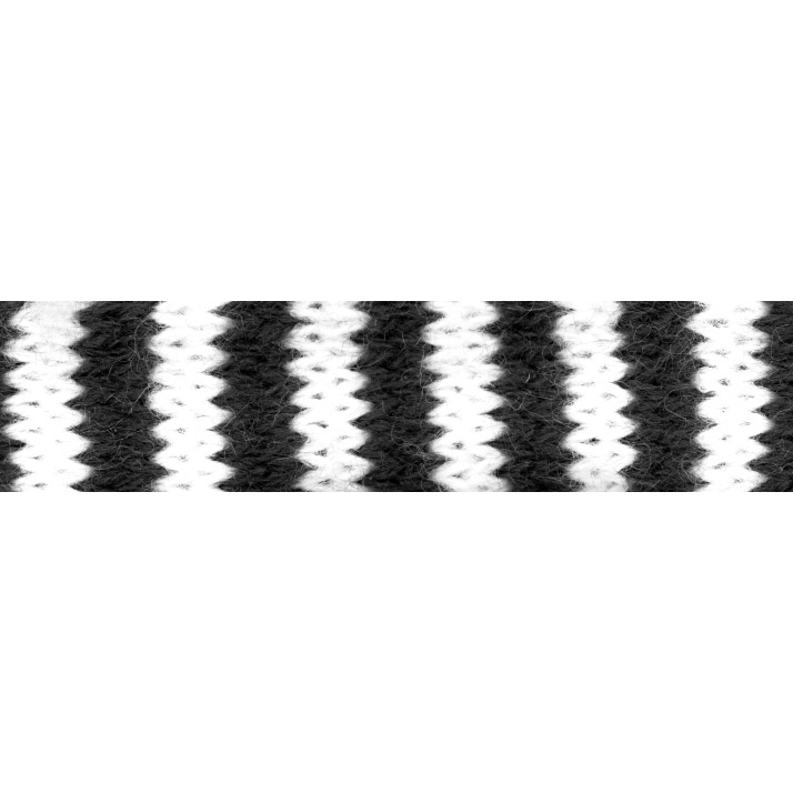 Strickschlauch, schwarz/weiß, 10m, 2,2 cm, 59g,