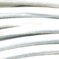 Lederrundriemen, ø 2mm, 100cm, weiß