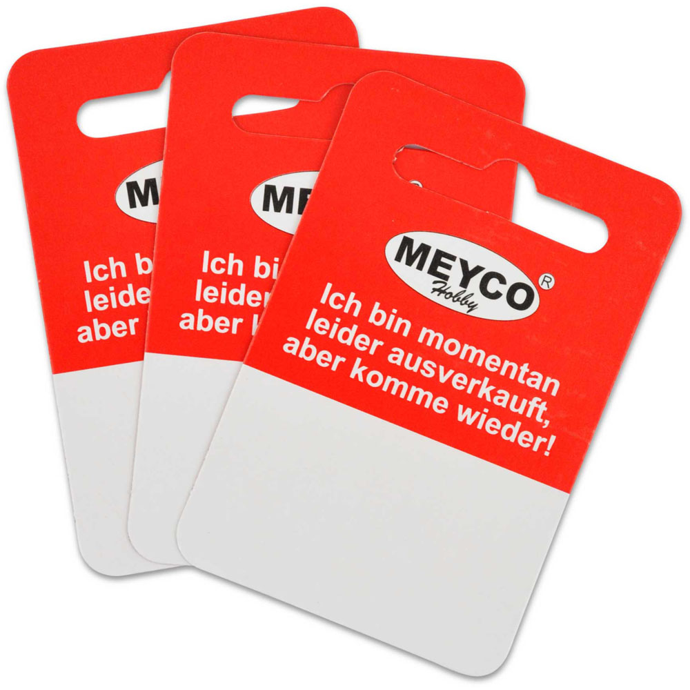 MEYCO-Platzhalter, Packung 50 Stck., 50x70mm