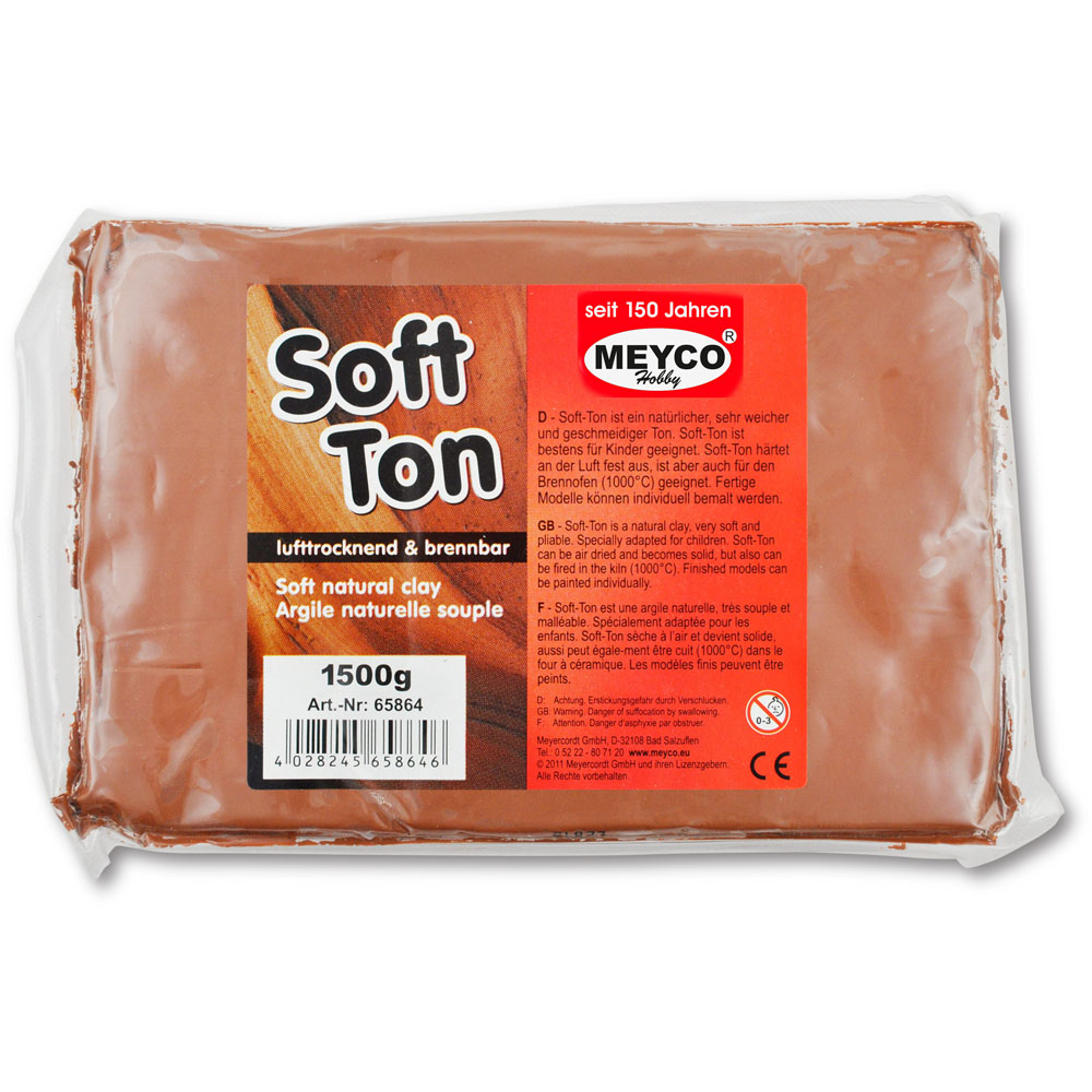 Soft-TON terracotta 1,5kg. vakuum Poly - Pack.