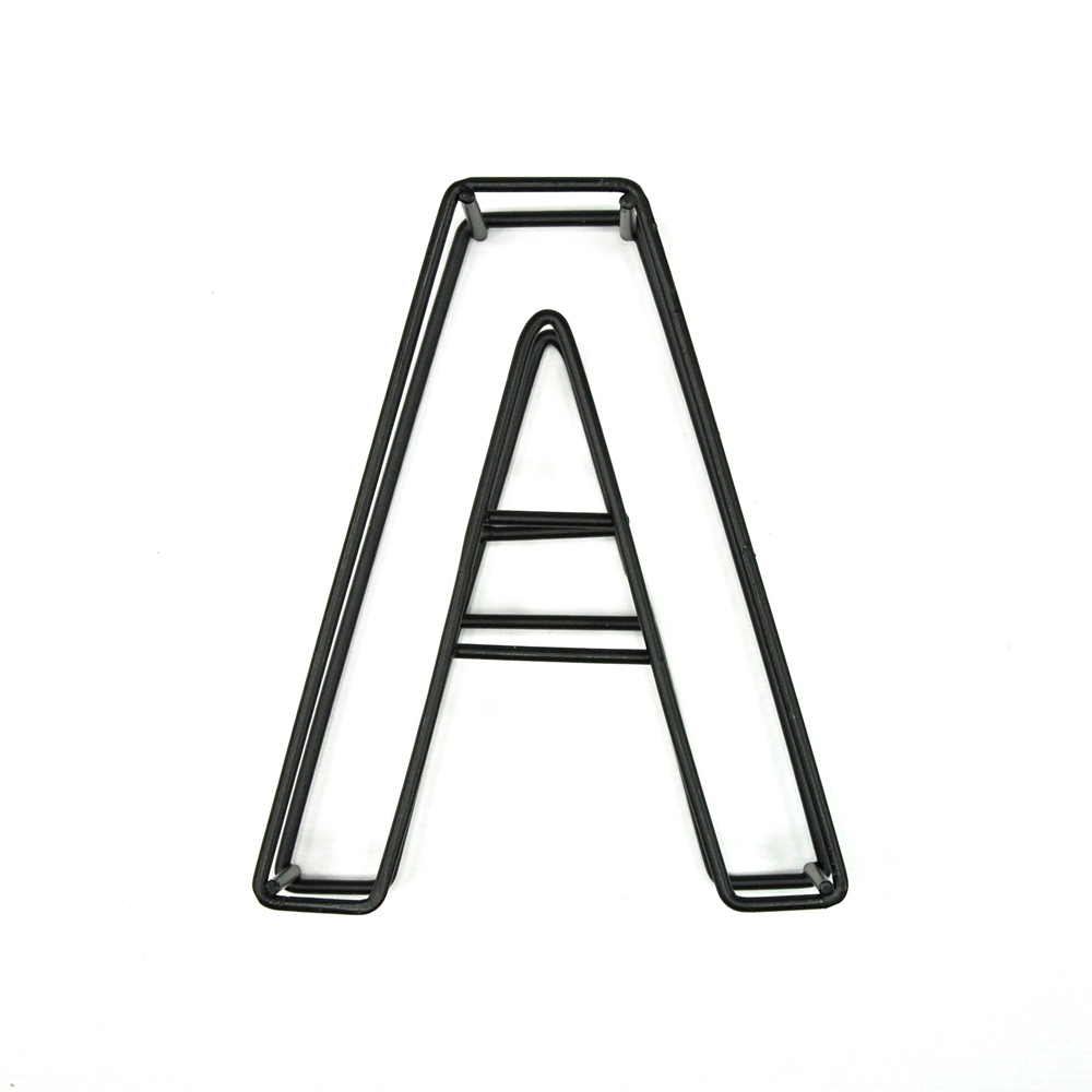 Draht-Buchstaben "A" 9 x 3 x 10cm