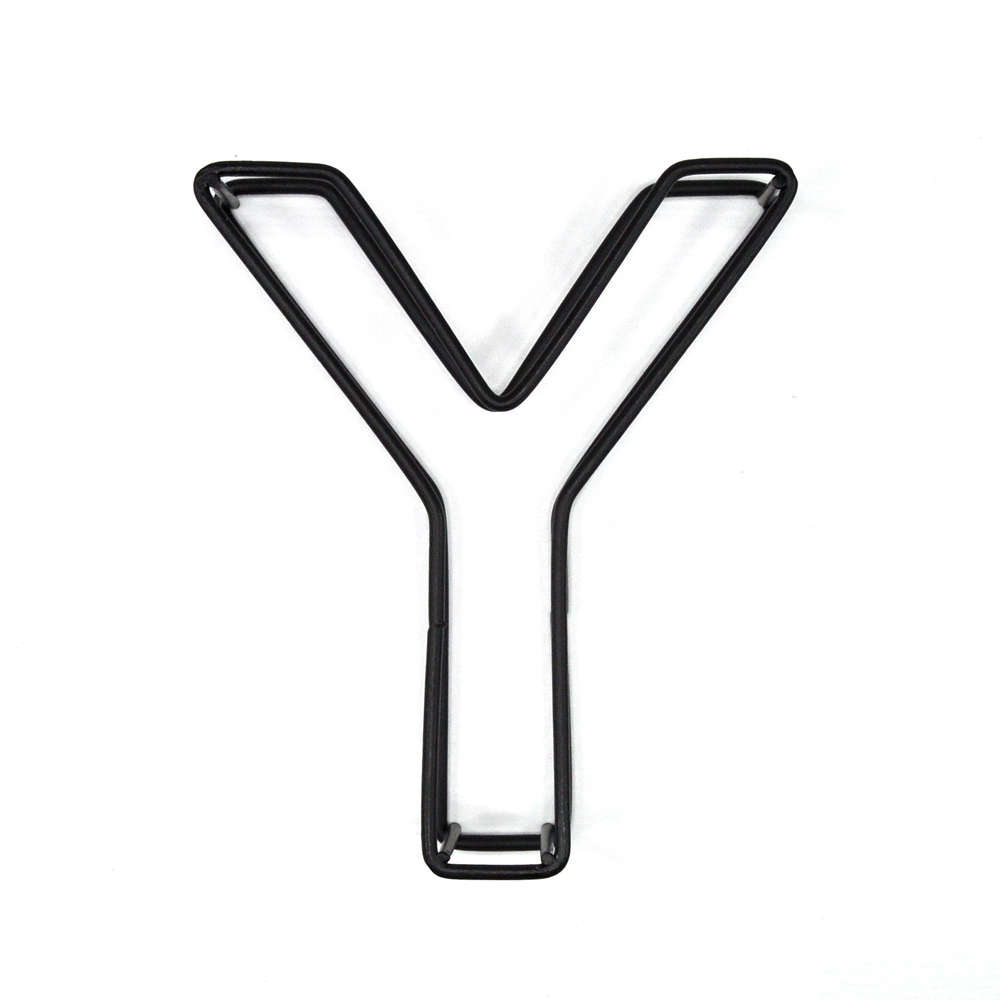 Draht-Buchstaben "Y" 9 x 3 x 10cm