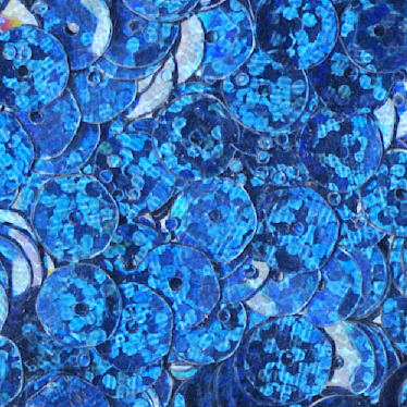 Pailletten im Blister 1400 Stk.blau/hologramm