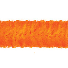 Chenilledraht, ø 8mm, 10 Stück, 50 cm, orange