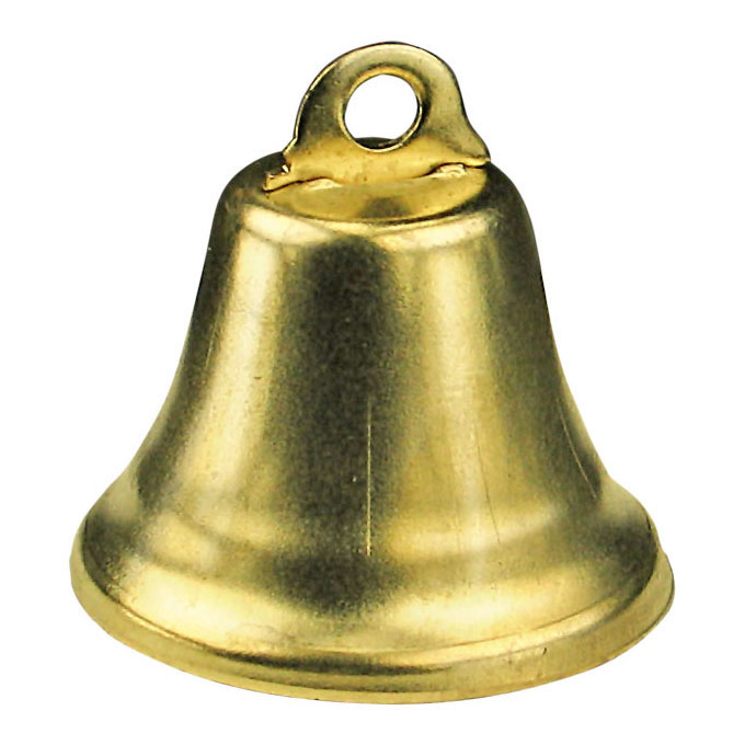 Glocken, ø ca.32 mm, 150 Stück, vermessingt