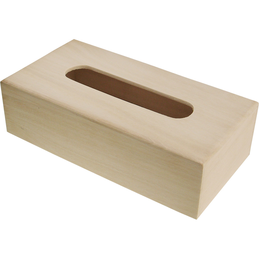 Massivholz-Kleenexbox, 27x13,5x7,5 cm