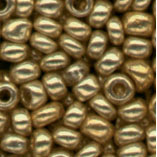 Rocailles im Döschen, 2,5mm, braun-metallic