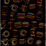 Rocailles im Döschen, 2,5mm, dunkelbraun