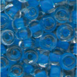 Rocailles im Döschen,2,5mm, kristall-Farb.hellblau