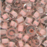 Rocailles im Döschen, 2,5mm, kristall-Farb.apricot